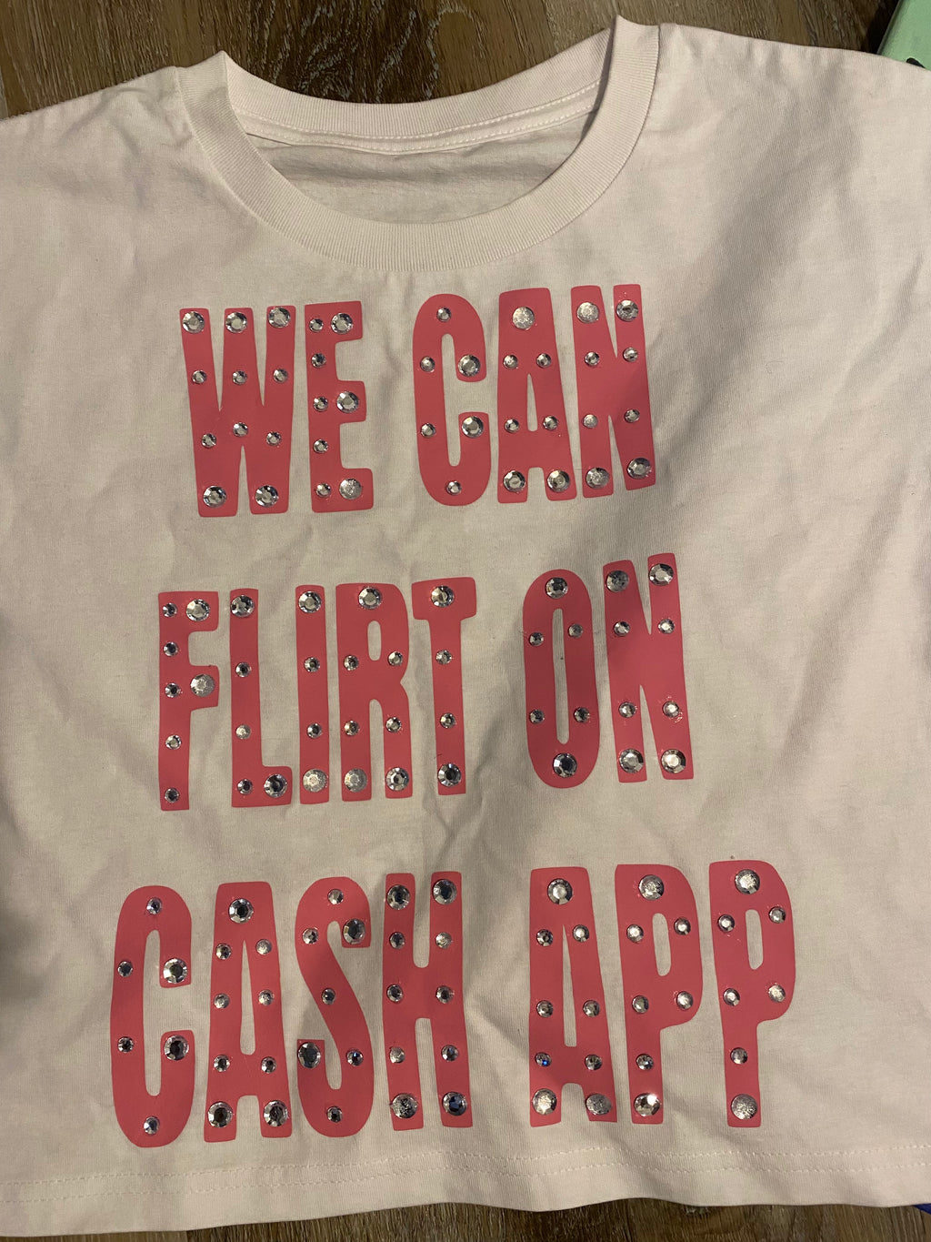 "CASHAPP" WOMENS CROP TOP