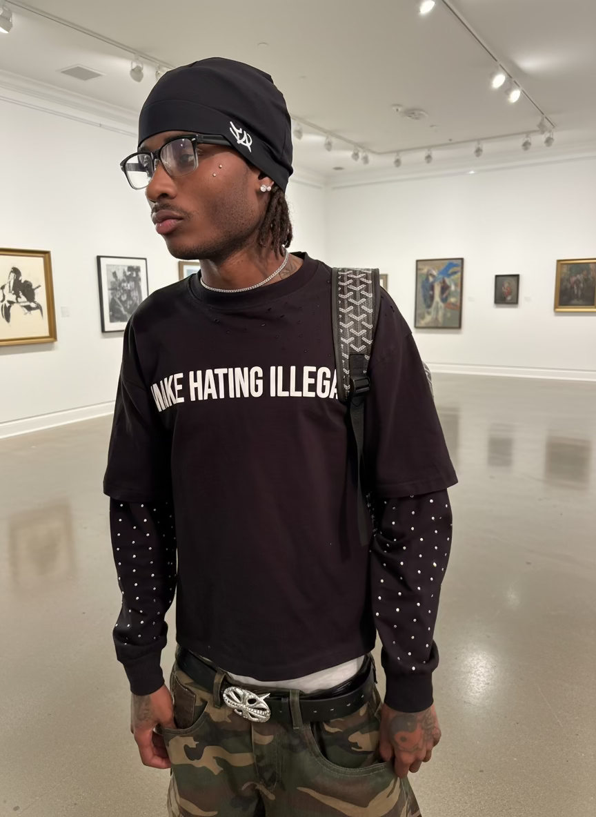 "MAKE HATING ILLEGAL" LONGSLEEVE TEE